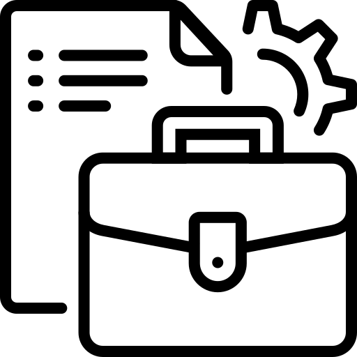 the image is an icon that dipicts the above business caption